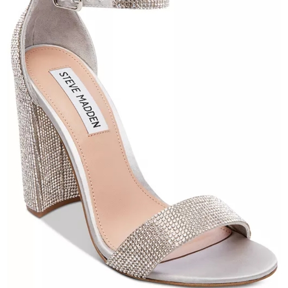 Steve Madden Carrson Rhinestone Heeled Sandal - Picture 5 of 7